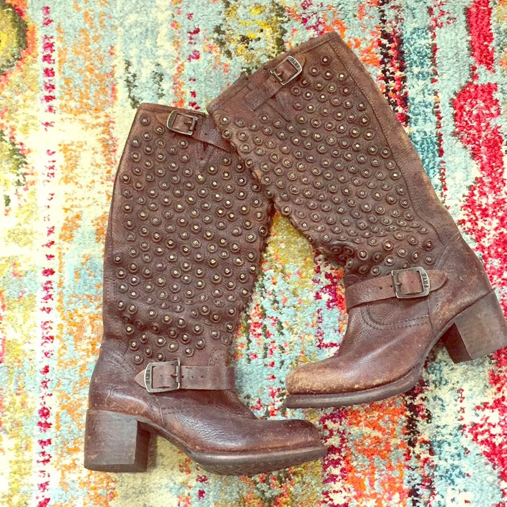 Frye Vera Studded Tall Boot